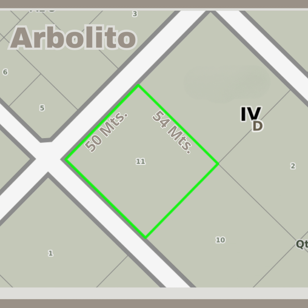Terreno en Arbolito