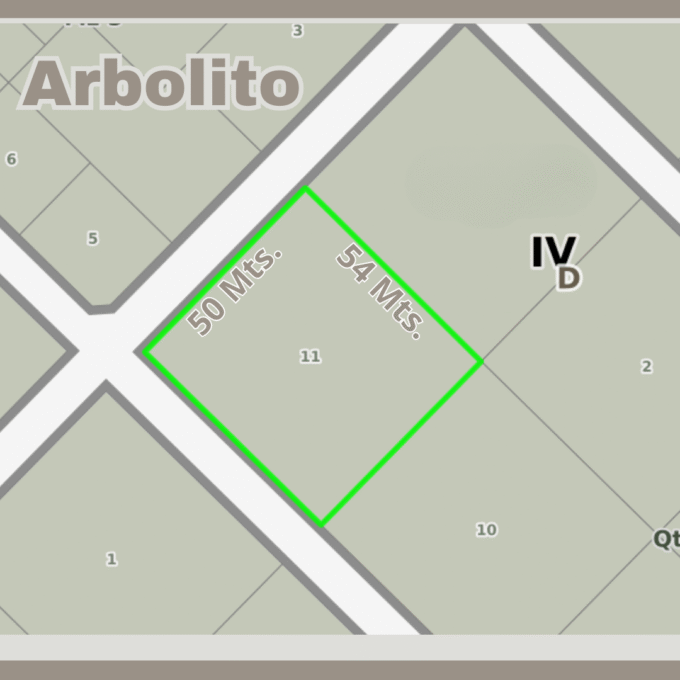 Terreno en Arbolito